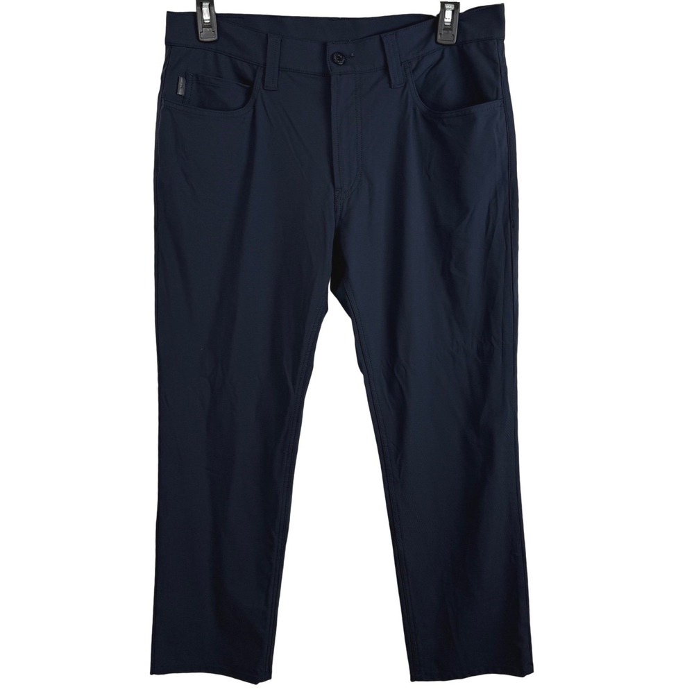 Emporio Armani EA7 Tech‎ Travel Pants Mens 34x30 Navy Stretch Nylon Athletic